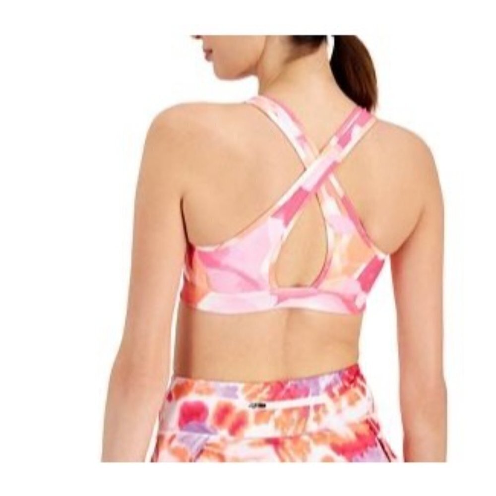 NWT Ideology Petal Berry Ice Bra sz 3X - Picture 4 of 6